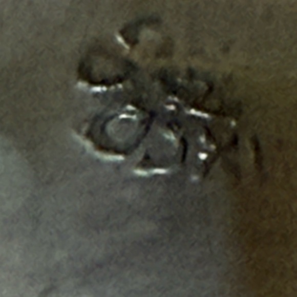 Silver Mother of Pearl with Black and Blue Inlay Bracelet - Picture 11 of 12